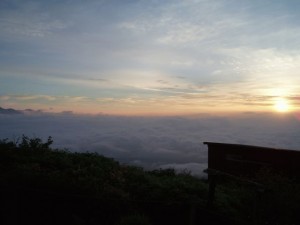 御嶽山雲海